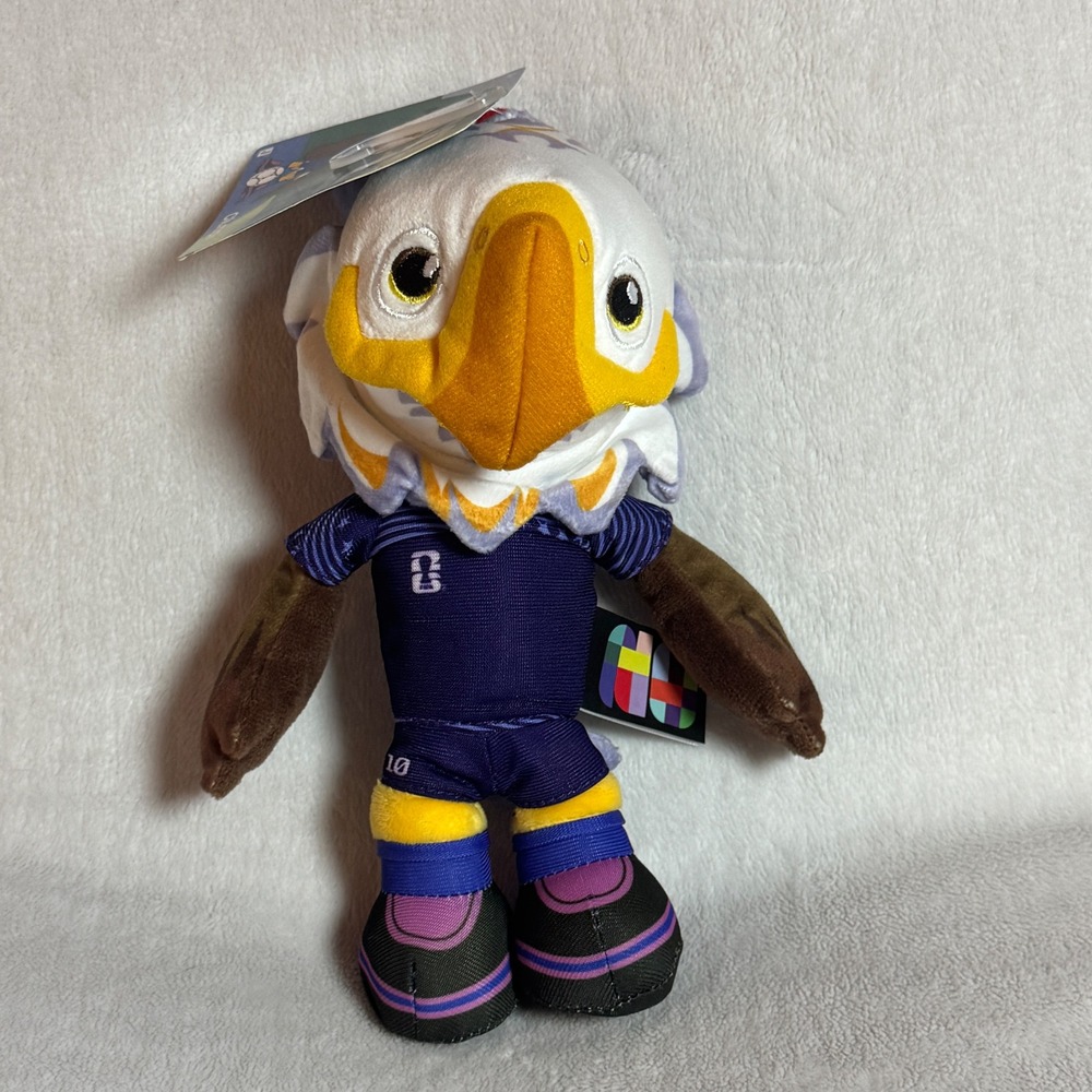 FIFA® World Cup 2026 USA 9-Inch Plush - Official Clutch™ Bald Eagle Mascot NEW